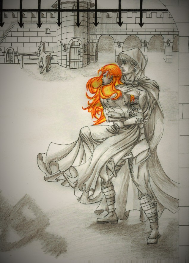 Adri Ray - Leith Rescuing Brandi sketch